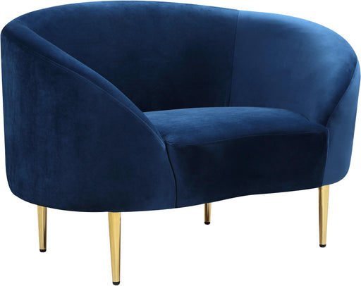 Ritz Navy Velvet Chair - Royal Furniture & Gifts (MI) - Multi Location