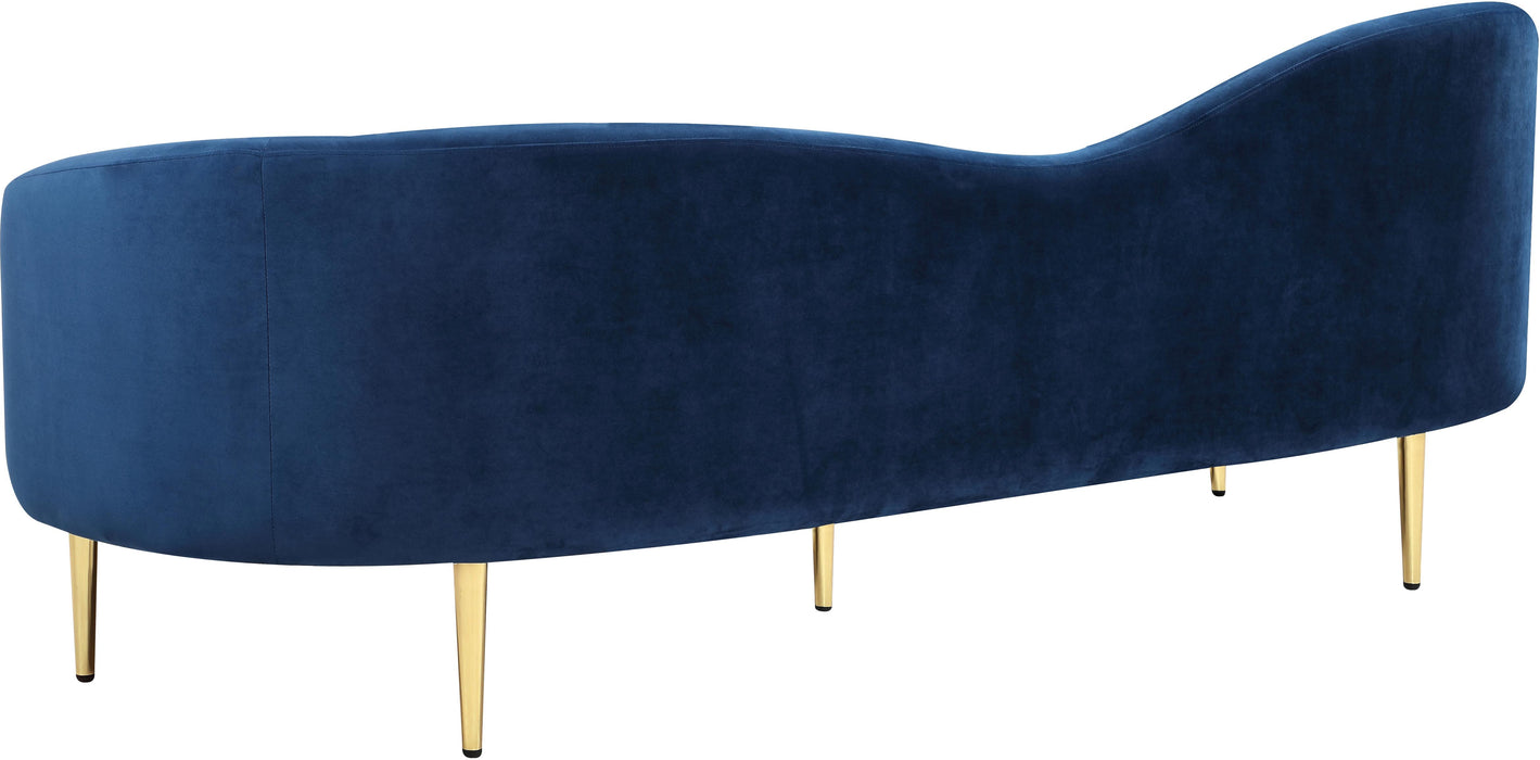 Ritz Navy Velvet Sofa - Royal Furniture & Gifts (MI) - Multi Location