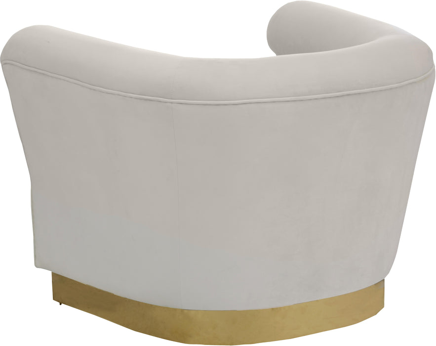 Bellini Cream Velvet Chair - Royal Furniture & Gifts (MI) - Multi Location
