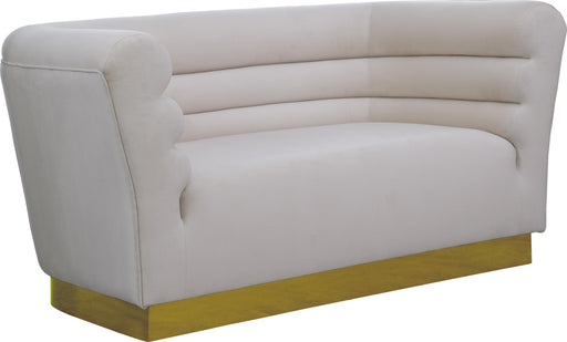 Bellini Cream Velvet Loveseat - Royal Furniture & Gifts (MI) - Multi Location