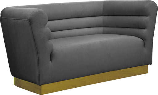 Bellini Grey Velvet Loveseat - Royal Furniture & Gifts (MI) - Multi Location