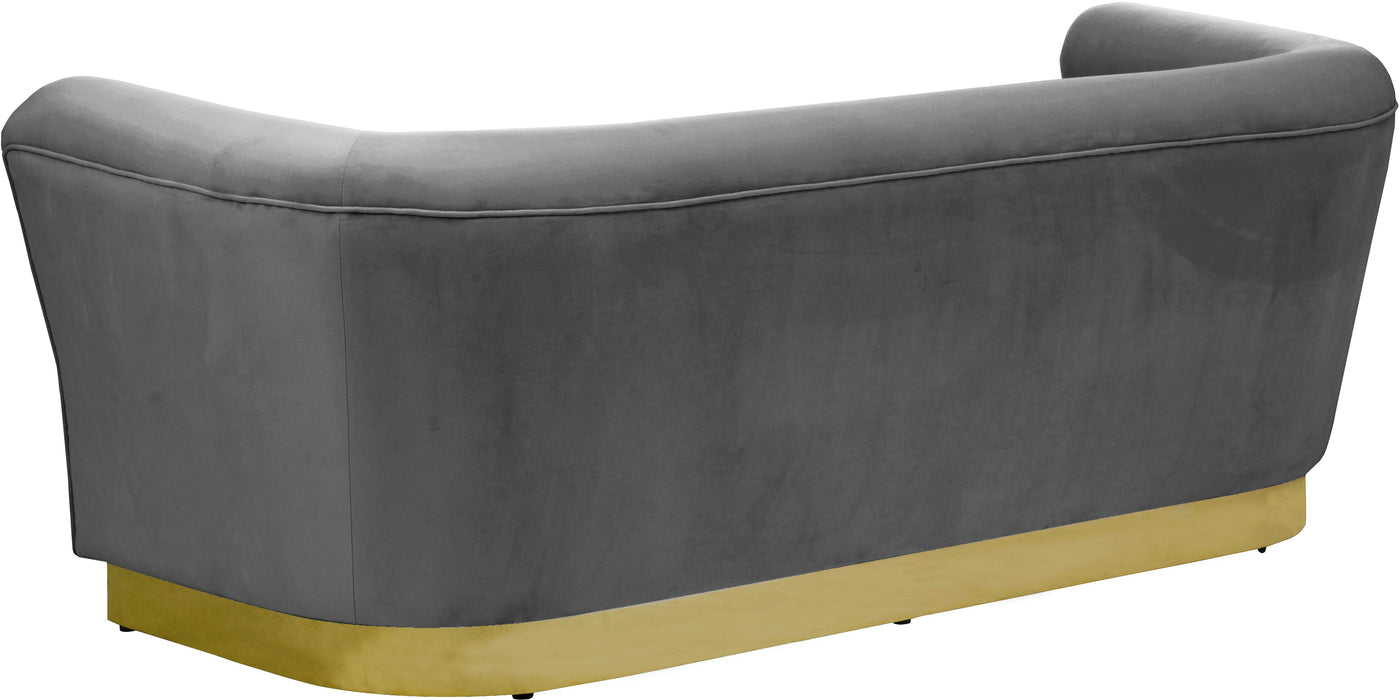 Bellini Grey Velvet Sofa - Royal Furniture & Gifts (MI) - Multi Location