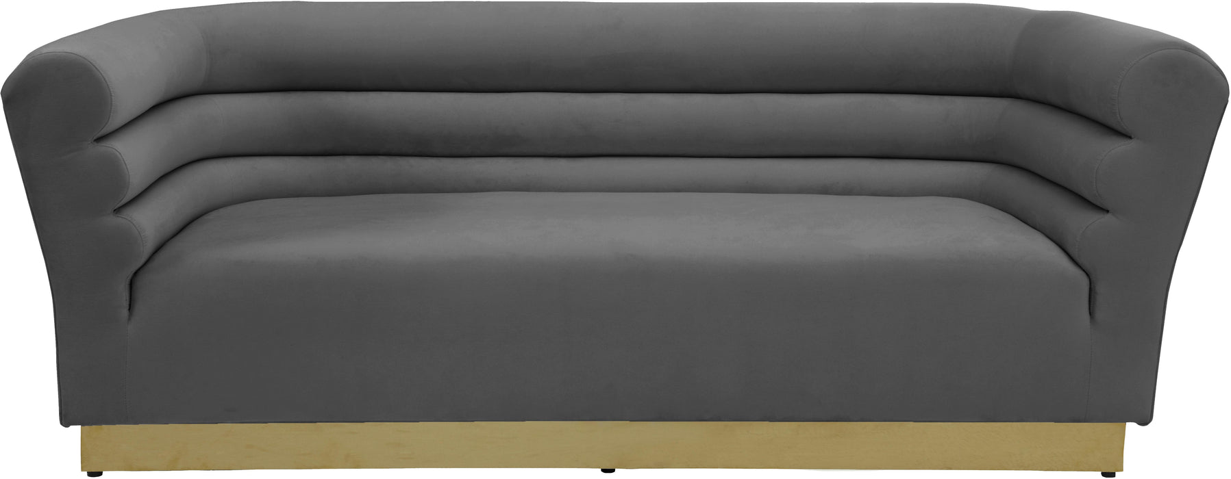 Bellini Grey Velvet Sofa - Royal Furniture & Gifts (MI) - Multi Location