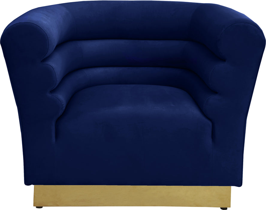 Bellini Navy Velvet Chair - Royal Furniture & Gifts (MI) - Multi Location