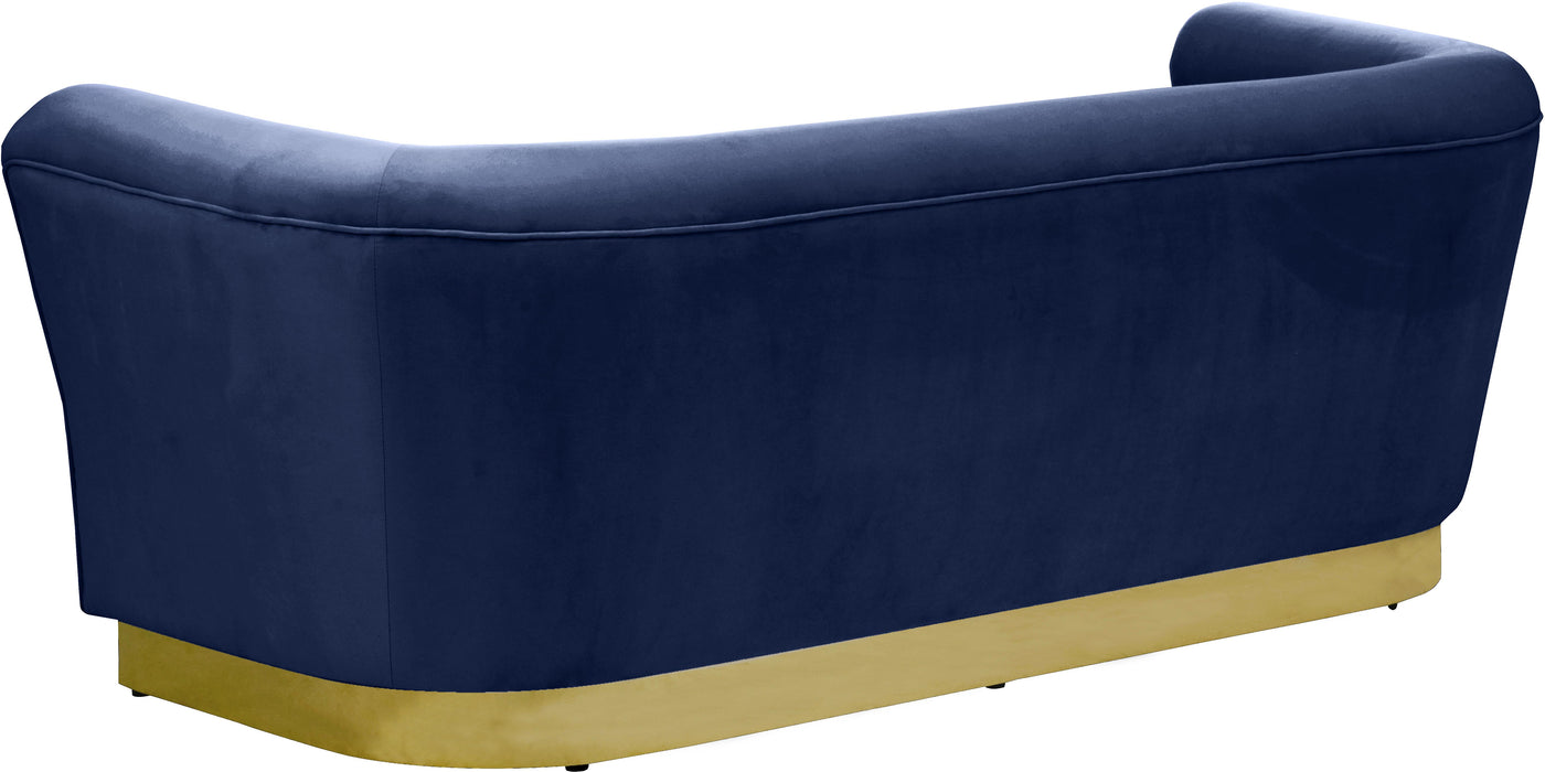 Bellini Navy Velvet Sofa - Royal Furniture & Gifts (MI) - Multi Location