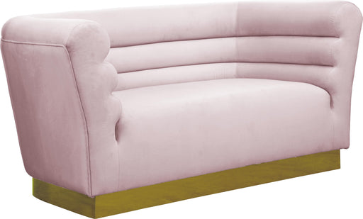 Bellini Pink Velvet Loveseat - Royal Furniture & Gifts (MI) - Multi Location