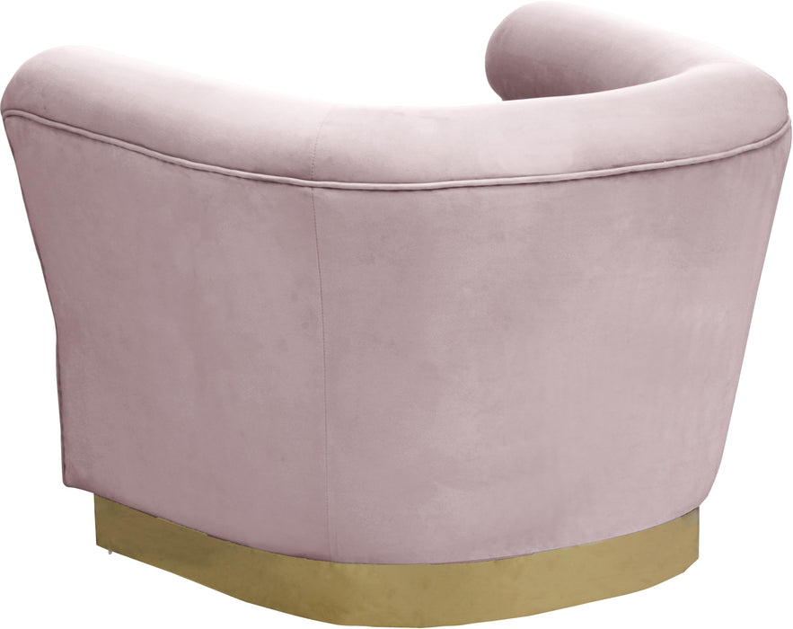 Bellini Pink Velvet Chair - Royal Furniture & Gifts (MI) - Multi Location
