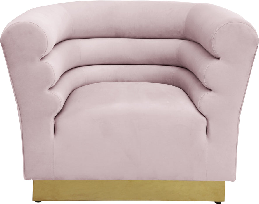 Bellini Pink Velvet Chair - Royal Furniture & Gifts (MI) - Multi Location