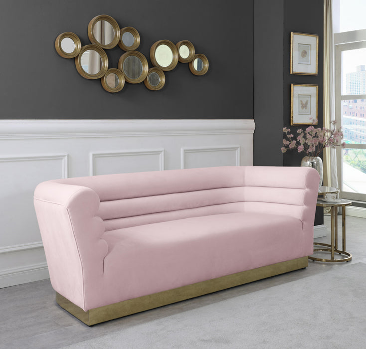 Bellini Pink Velvet Sofa - Royal Furniture & Gifts (MI) - Multi Location