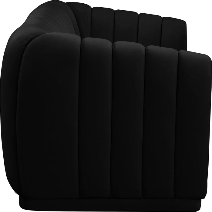 Dixie Black Velvet Sofa - Royal Furniture & Gifts (MI) - Multi Location