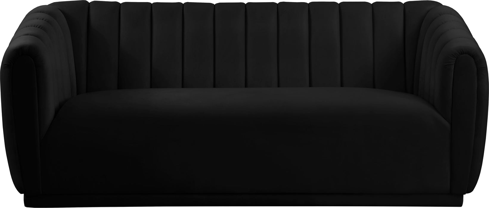 Dixie Black Velvet Sofa - Royal Furniture & Gifts (MI) - Multi Location