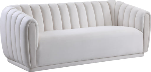 Dixie Cream Velvet Sofa - Royal Furniture & Gifts (MI) - Multi Location