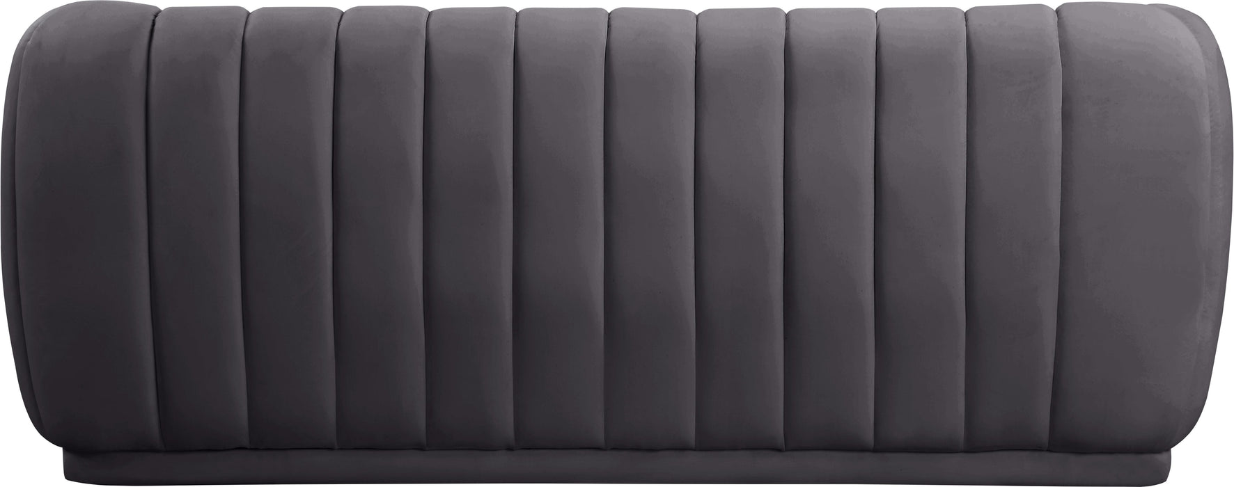 Dixie Grey Velvet Sofa - Royal Furniture & Gifts (MI) - Multi Location