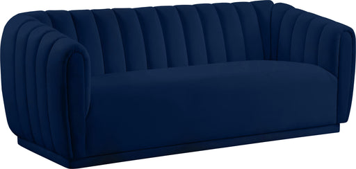 Dixie Navy Velvet Sofa - Royal Furniture & Gifts (MI) - Multi Location