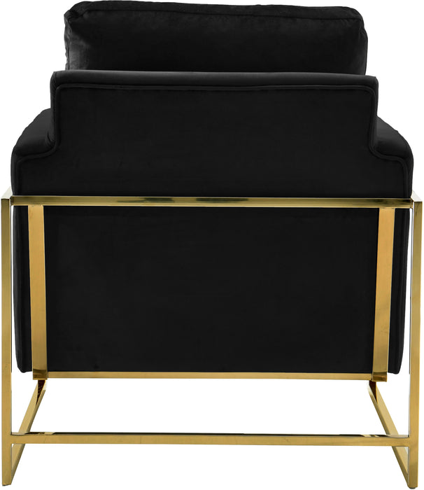 Mila Black Velvet Chair - Royal Furniture & Gifts (MI) - Multi Location