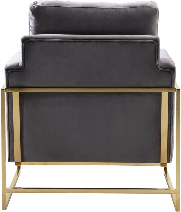 Mila Grey Velvet Chair - Royal Furniture & Gifts (MI) - Multi Location