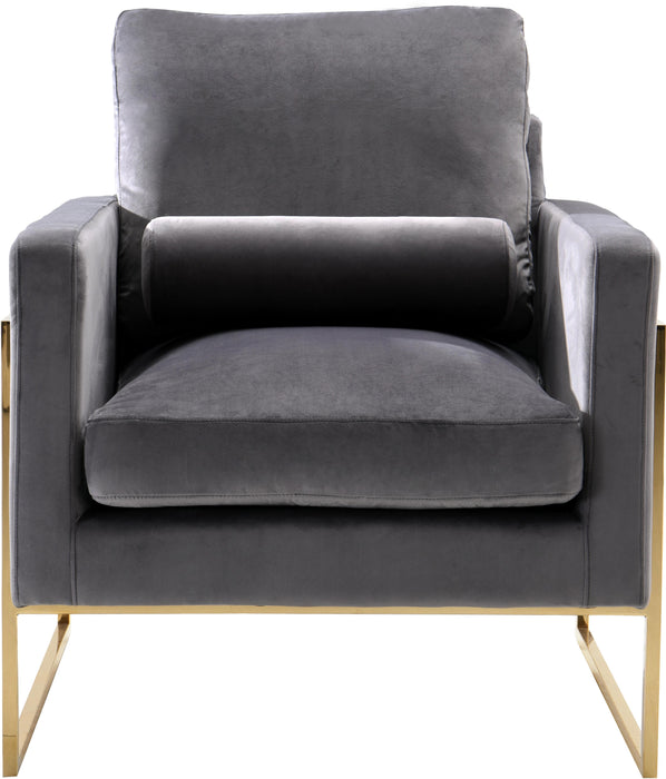 Mila Grey Velvet Chair - Royal Furniture & Gifts (MI) - Multi Location