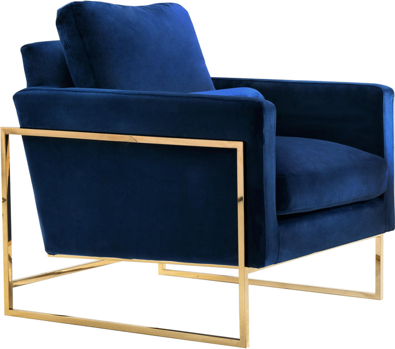 Mila Navy Velvet Chair - Royal Furniture & Gifts (MI) - Multi Location