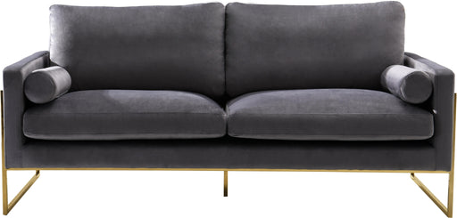 Mila Grey Velvet Sofa - Royal Furniture & Gifts (MI) - Multi Location