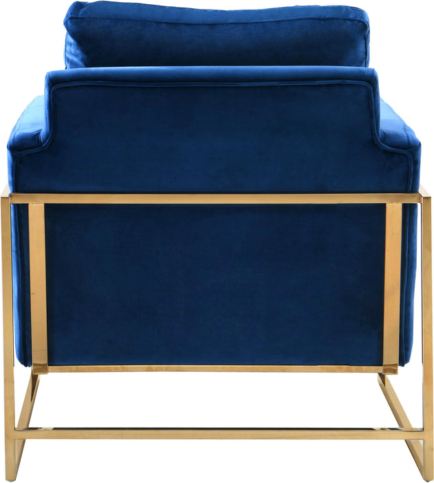 Mila Navy Velvet Chair - Royal Furniture & Gifts (MI) - Multi Location