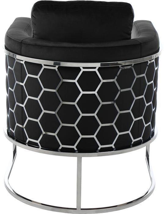 Casa Black Velvet Chair - Royal Furniture & Gifts (MI) - Multi Location