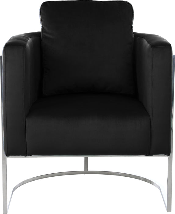 Casa Black Velvet Chair - Royal Furniture & Gifts (MI) - Multi Location
