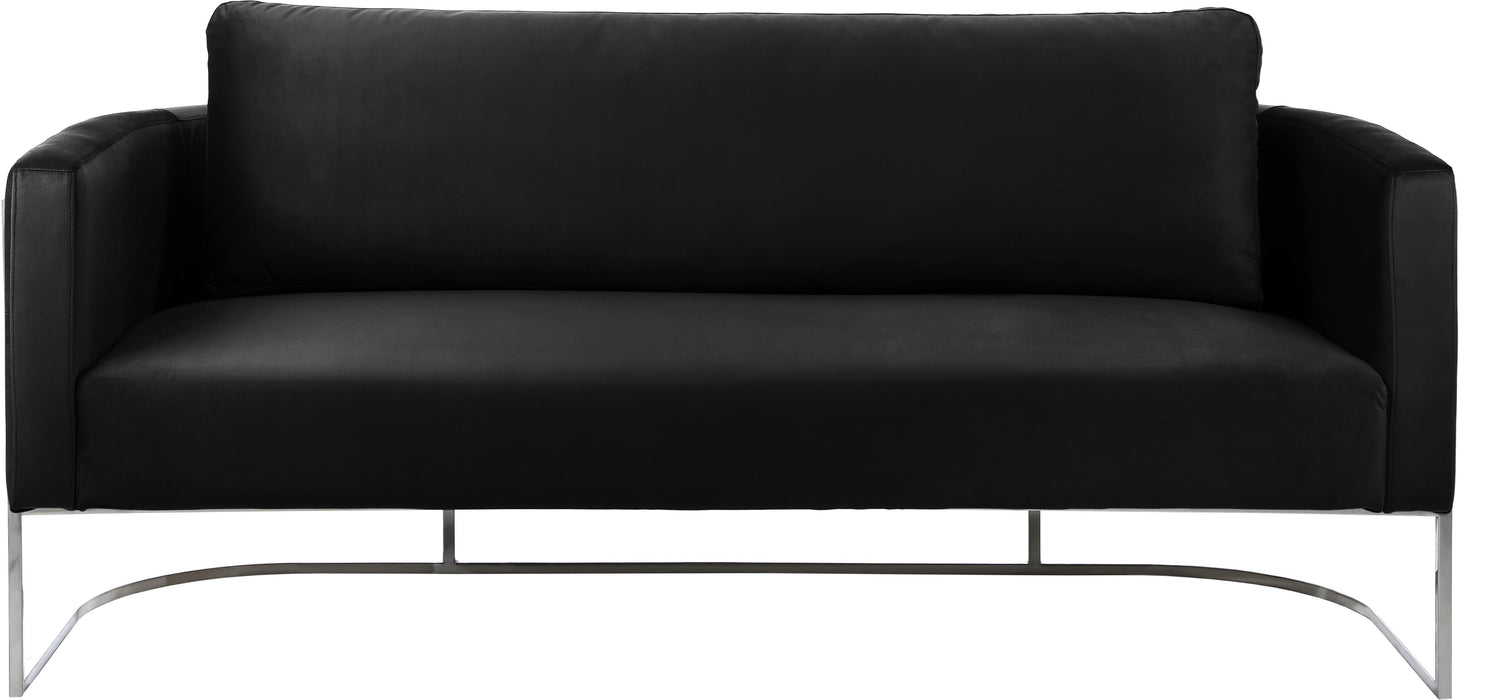 Casa Black Velvet Sofa - Royal Furniture & Gifts (MI) - Multi Location