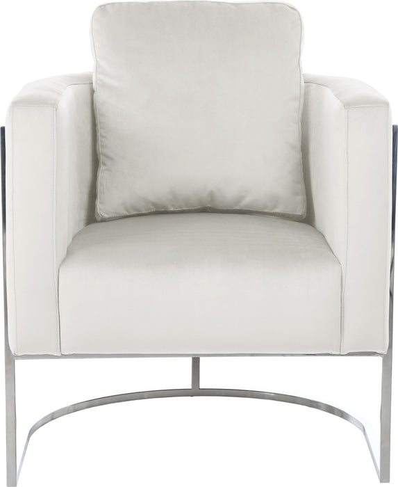 Casa Cream Velvet Chair - Royal Furniture & Gifts (MI) - Multi Location