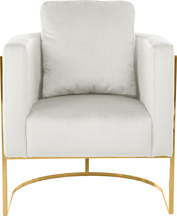 Casa Cream Velvet Chair - Royal Furniture & Gifts (MI) - Multi Location