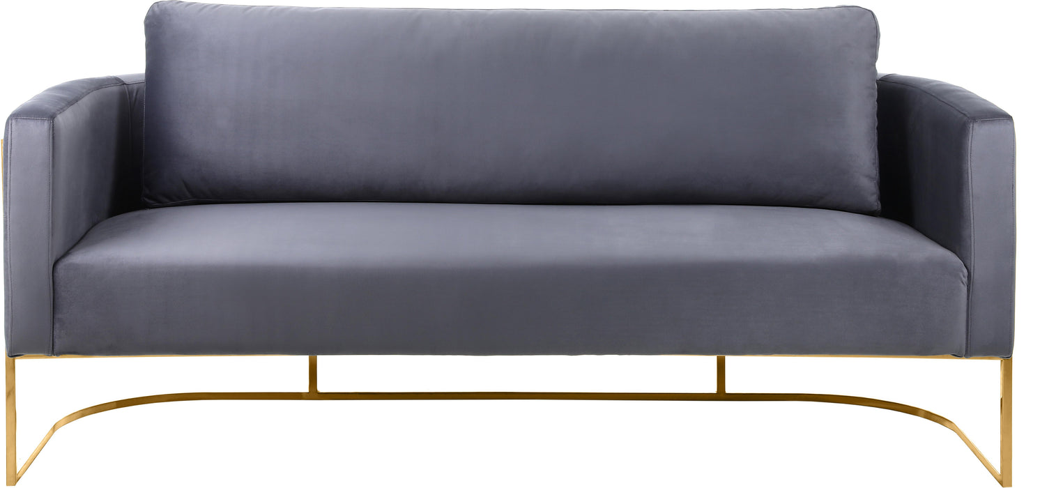 Casa Grey Velvet Sofa - Royal Furniture & Gifts (MI) - Multi Location