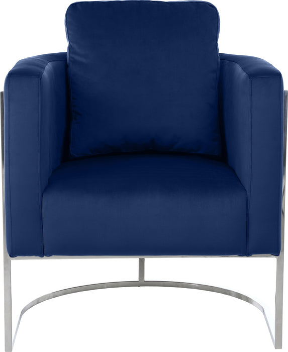 Casa Navy Velvet Chair - Royal Furniture & Gifts (MI) - Multi Location