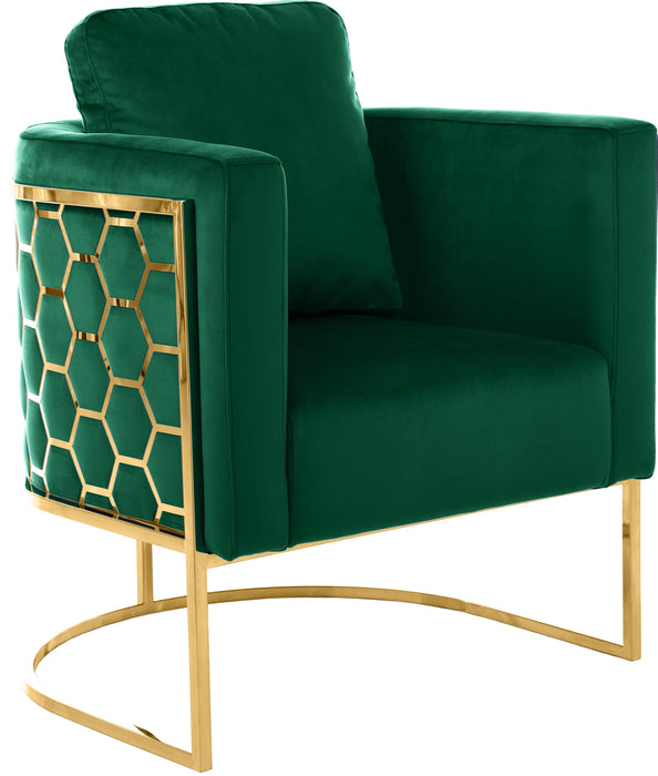 Casa Green Velvet Chair - Royal Furniture & Gifts (MI) - Multi Location