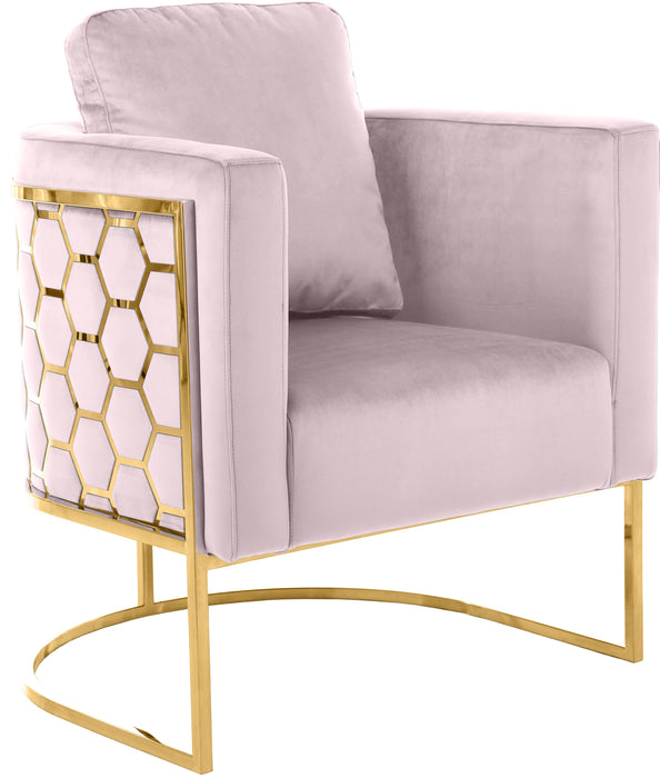 Casa Pink Velvet Chair - Royal Furniture & Gifts (MI) - Multi Location