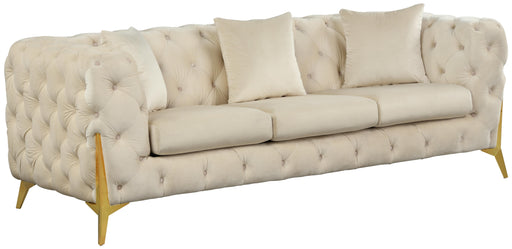 Kingdom Cream Velvet Sofa - Royal Furniture & Gifts (MI) - Multi Location