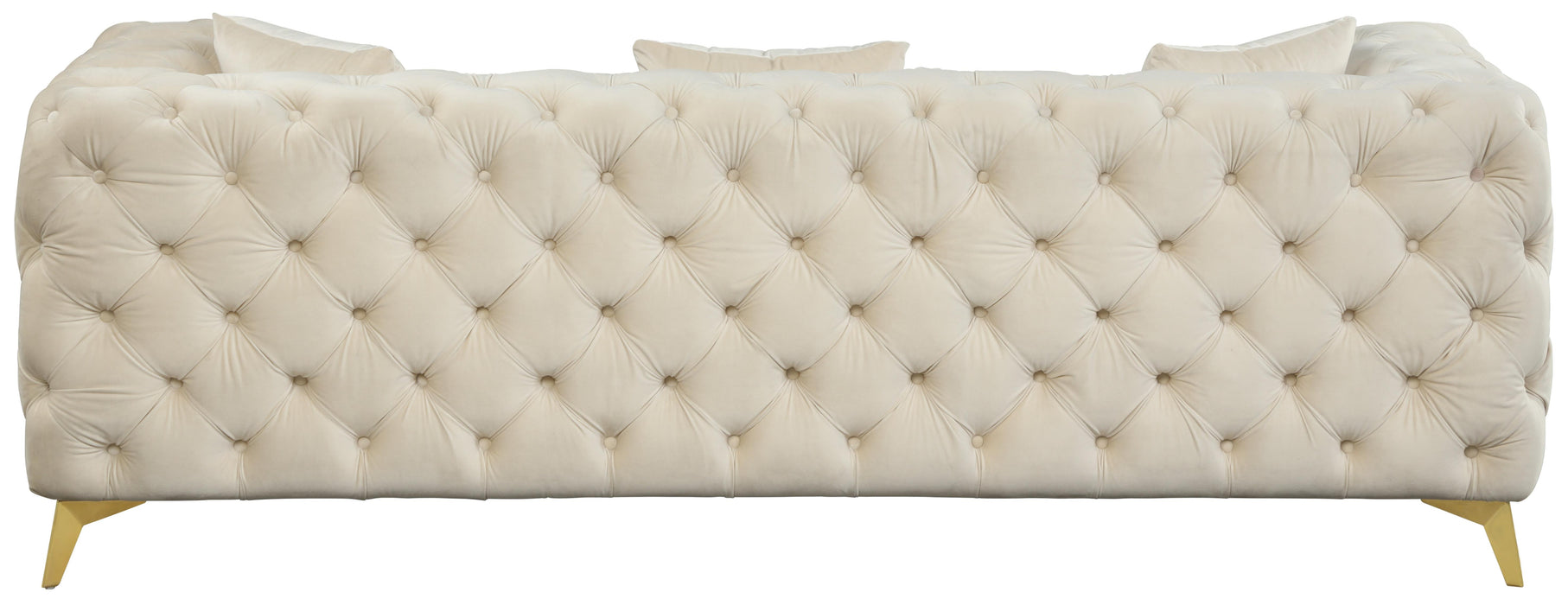 Kingdom Cream Velvet Sofa - Royal Furniture & Gifts (MI) - Multi Location