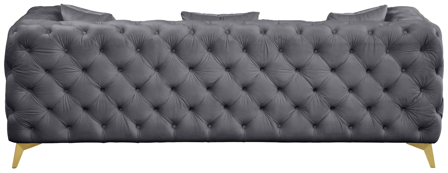 Kingdom Grey Velvet Sofa - Royal Furniture & Gifts (MI) - Multi Location