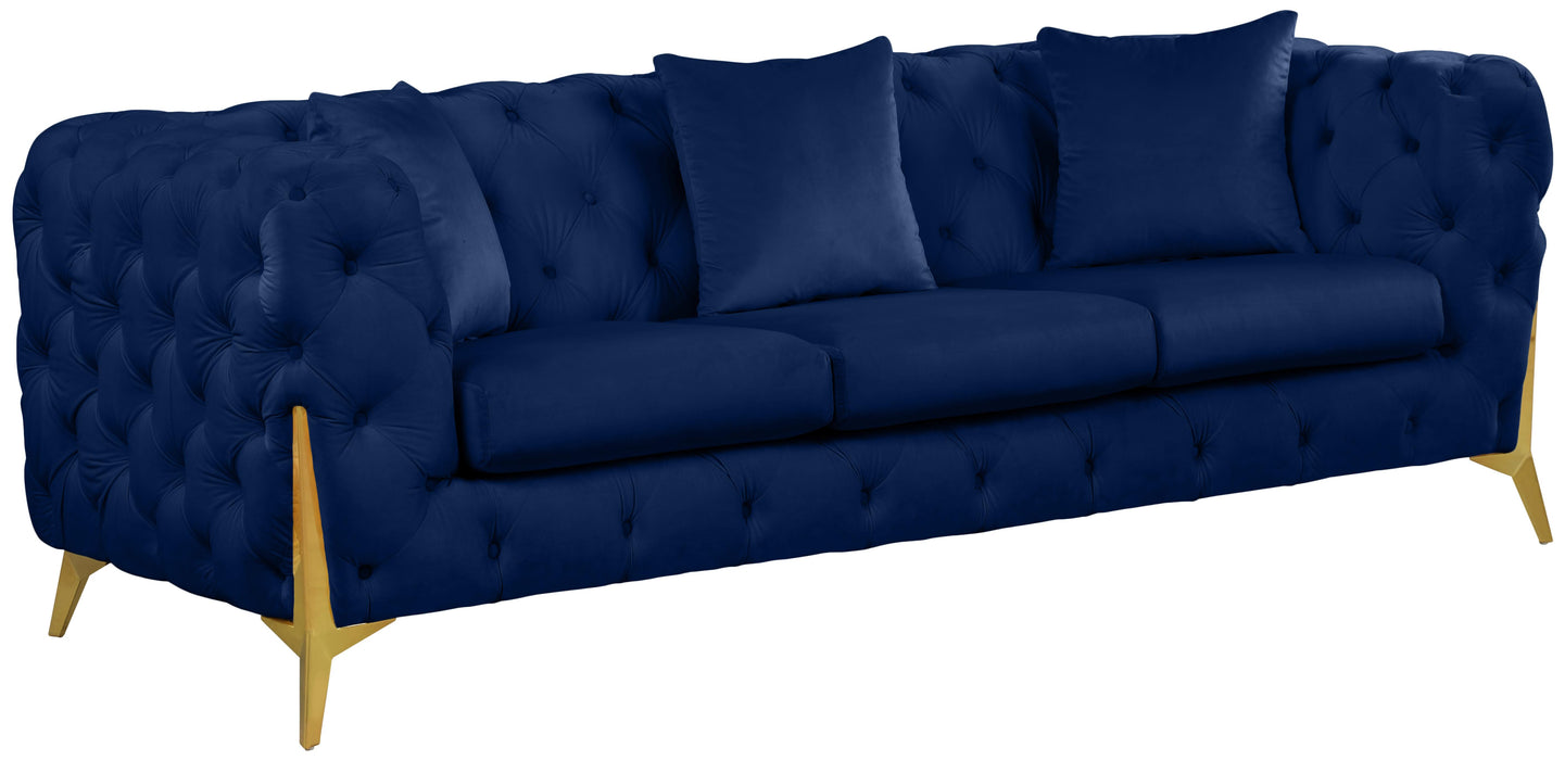 Kingdom Navy Velvet Sofa - Royal Furniture & Gifts (MI) - Multi Location