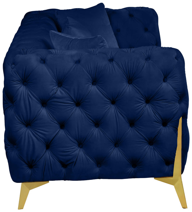 Kingdom Navy Velvet Sofa - Royal Furniture & Gifts (MI) - Multi Location