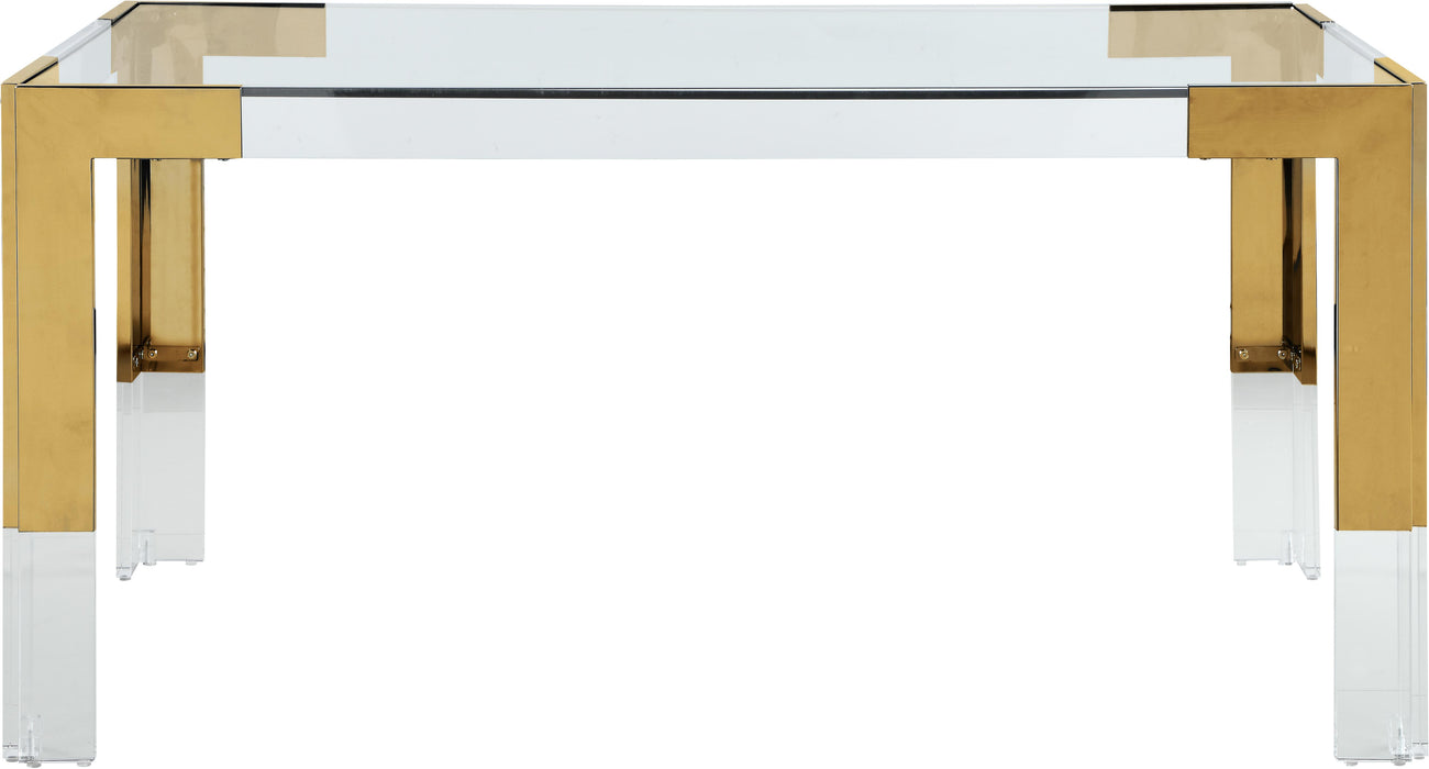 Casper Rich Gold Dining Table - Royal Furniture & Gifts (MI) - Multi Location