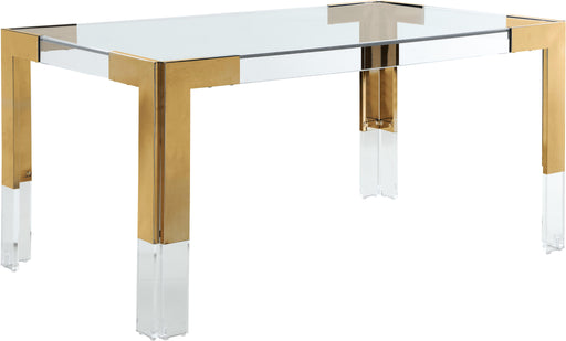 Casper Rich Gold Dining Table - Royal Furniture & Gifts (MI) - Multi Location
