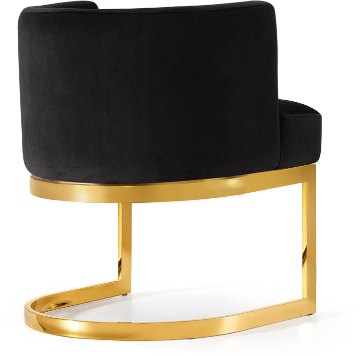 Gianna Black Velvet Dining Chair - Royal Furniture & Gifts (MI) - Multi Location