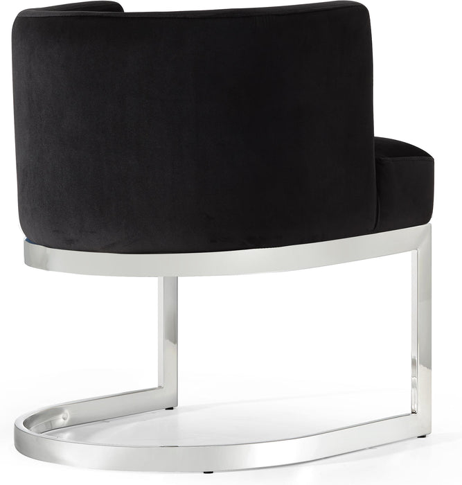 Gianna Black Velvet Dining Chair - Royal Furniture & Gifts (MI) - Multi Location