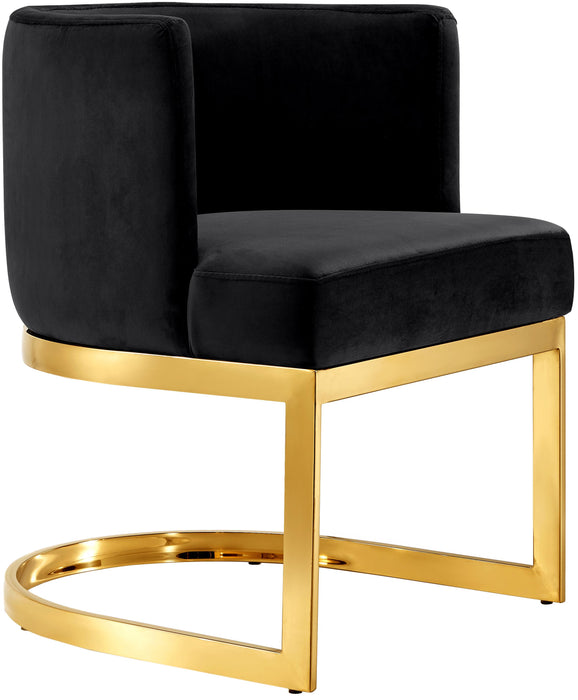 Gianna Black Velvet Dining Chair - Royal Furniture & Gifts (MI) - Multi Location