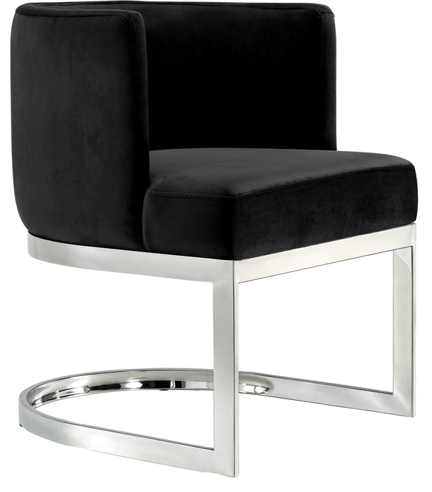 Gianna Black Velvet Dining Chair - Royal Furniture & Gifts (MI) - Multi Location