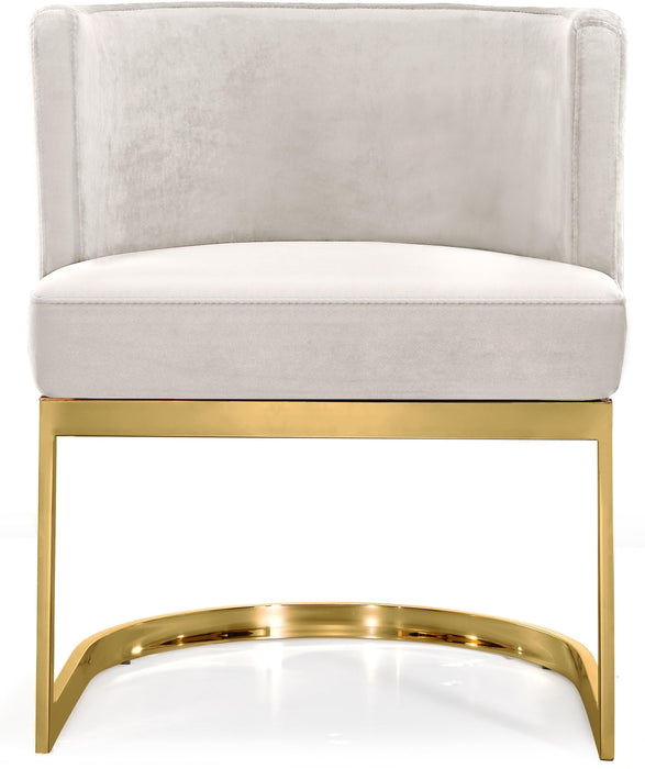 Gianna Cream Velvet Dining Chair - Royal Furniture & Gifts (MI) - Multi Location