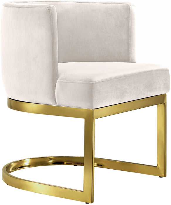 Gianna Cream Velvet Dining Chair - Royal Furniture & Gifts (MI) - Multi Location