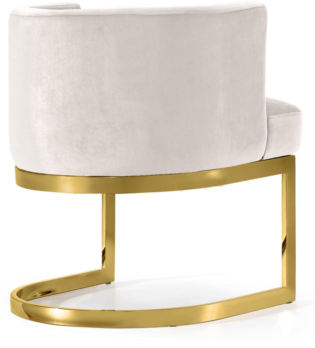 Gianna Cream Velvet Dining Chair - Royal Furniture & Gifts (MI) - Multi Location