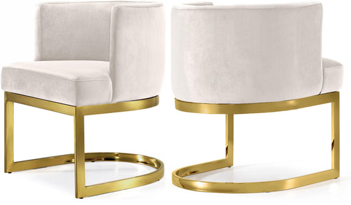 Gianna Cream Velvet Dining Chair - Royal Furniture & Gifts (MI) - Multi Location
