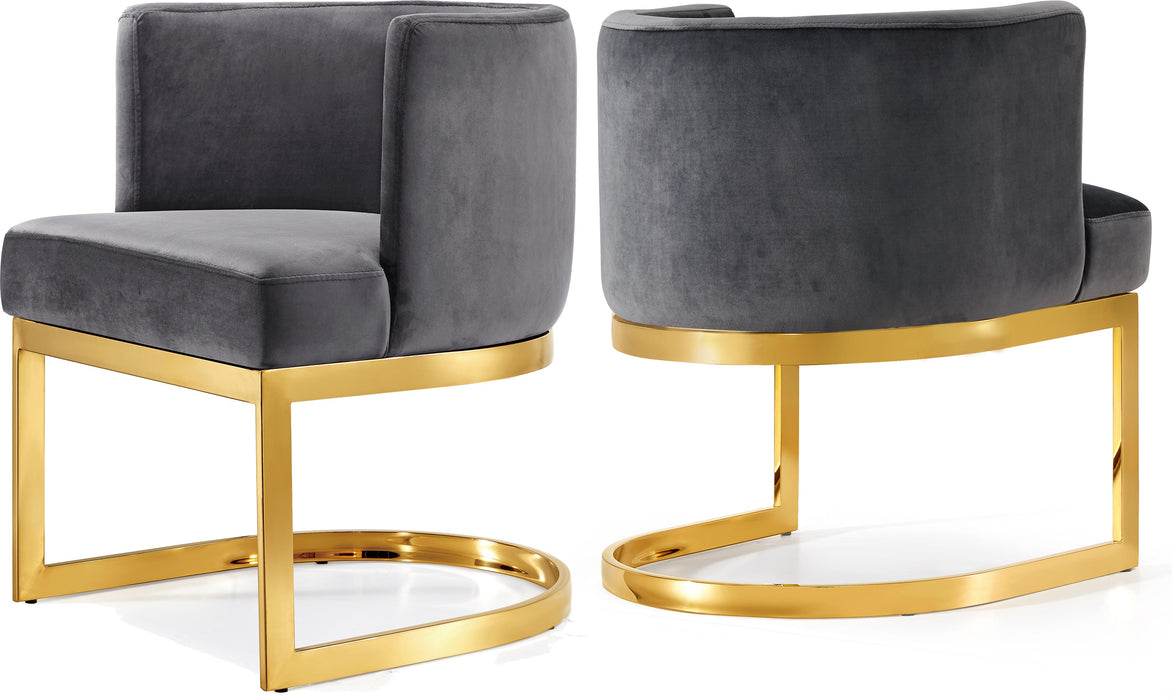 Gianna Grey Velvet Dining Chair - Royal Furniture & Gifts (MI) - Multi Location