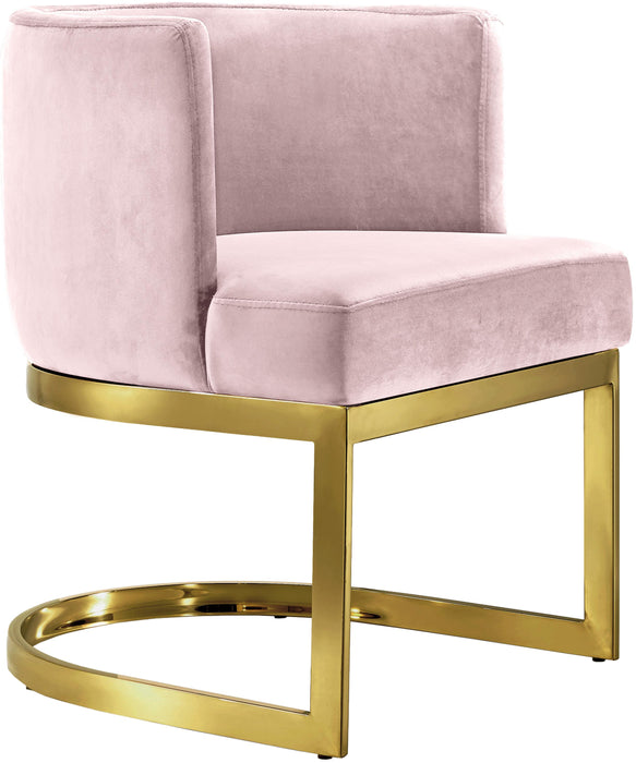 Gianna Pink Velvet Dining Chair - Royal Furniture & Gifts (MI) - Multi Location